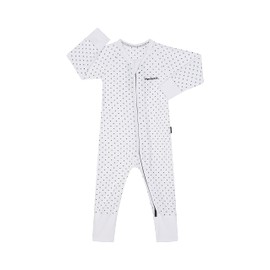 Bonds Baby Zippy - Terry Poodlette Zip Wondersuit, Grey & Steel Spot, 00 (3-6 Months)