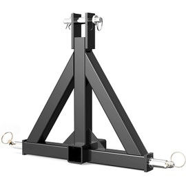 YITAMOTOR 3 Point Trailer Hitch with 2" Receiver for Category 1, 3 Pt Tractor Quick Hitch Drawbar Adapter for Kubota, John Deere, BX, LM25H, WLM Tractor, NorTrac, Yanmar, Kioti, Cat