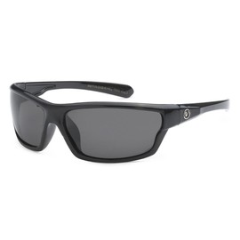 Nitrogen Polarized Sunglasses Mens Sport Running Fishing Golfing Driving Glasses … (BLACK, 1)