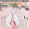 Teaspoon Set of 12, E-far 6.7 Inch Stainless Steel Spoons