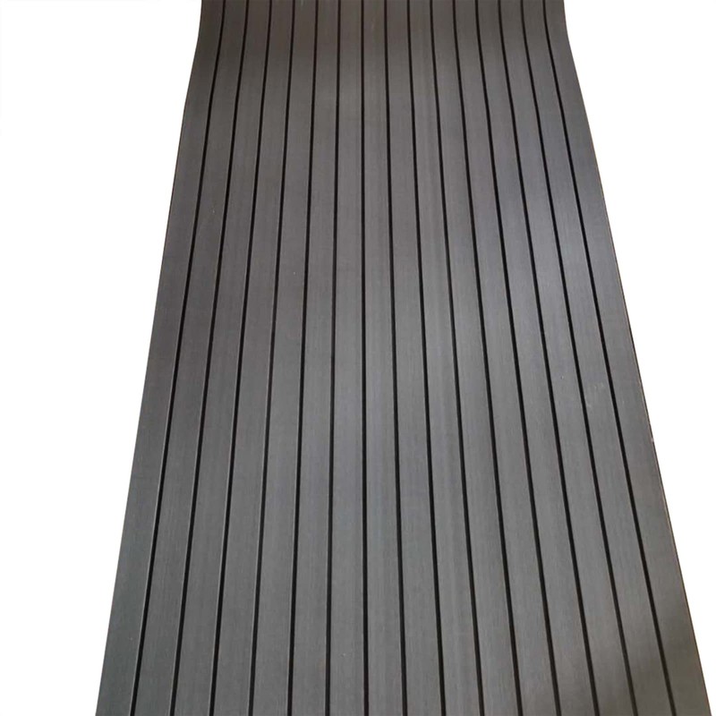 DYRABREST EVA Foam Flooring 35.4" x 94.5" Teak Sheet Decking