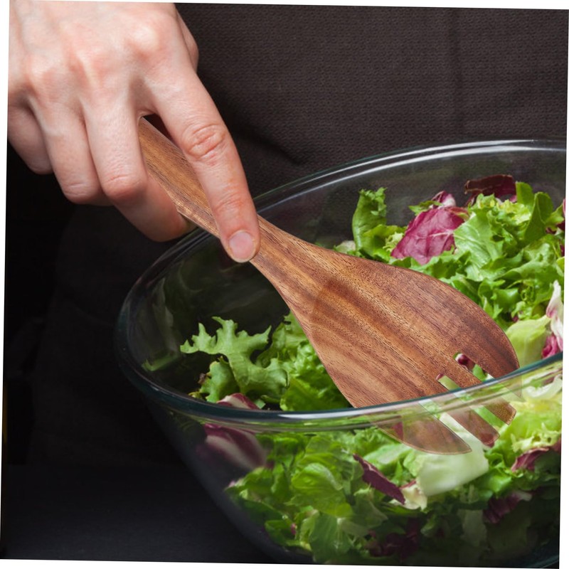 Alipis Long Handle Salad Fork Kitchen Utensil for Mixing Serving
