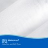 Kenney KN61447 Medium Weight 5 Gauge Waterproof PEVA Shower Curtain