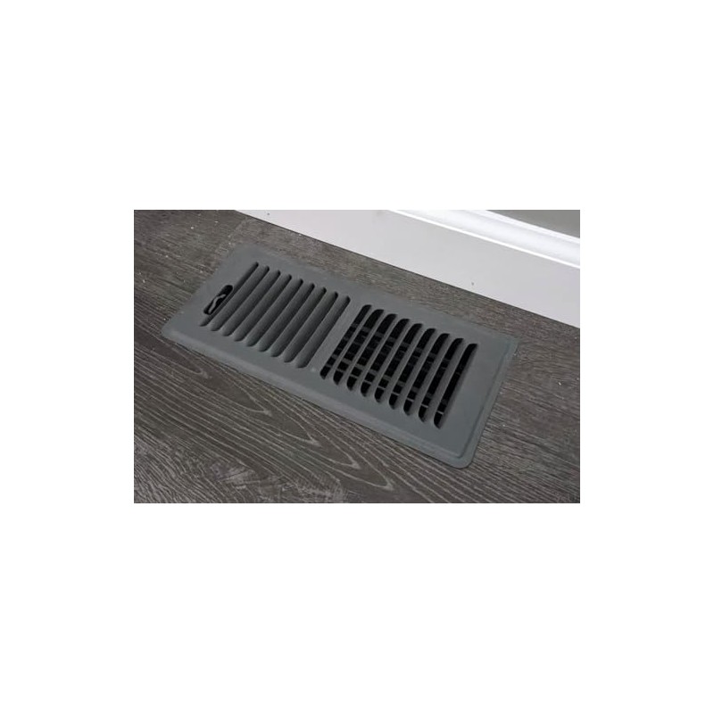 Rocky Mountain Goods 4” X 10” Dark Grey Floor Register