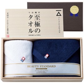 Dolce duo DAM-326 Imabari Towel, Gift (Packaged), Face Towel, Wash Towel, Made in Japan, 100% Cotton