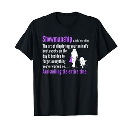 Show Pig Showmanship Shirt Livestock Showing PicksPlace T-Shirt