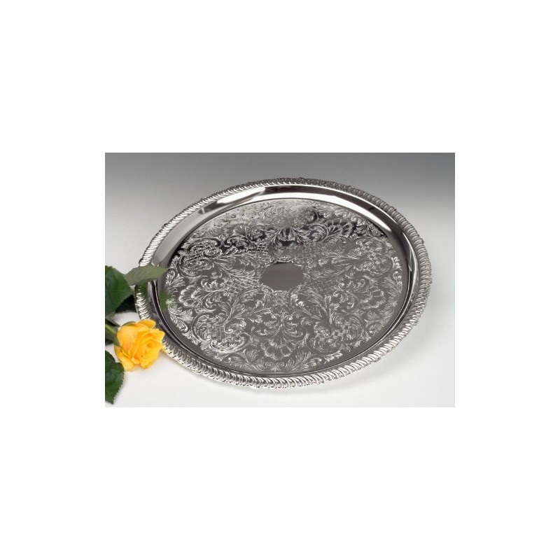Amanda Tableware Silver Plated Serving Tray with Special Tarnish Resistant