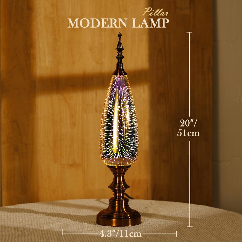 Porseme Table Lamp Decorative Turkish Arabian Desk Lamp with Handmade