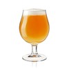 True Classic Tulip Beer Glasses, Sparkling Clear Drinking Glasses for