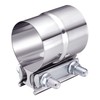 EVIL ENERGY Exhaust Clamp, Lap Joint Band Clamp Stainless Steel