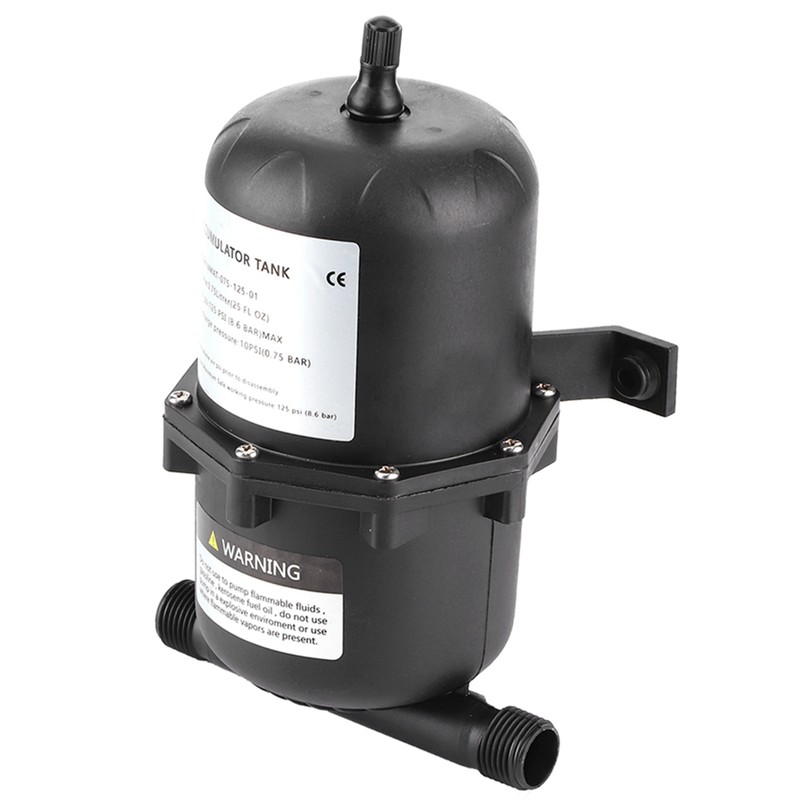 Accumulator Pressure Tank Water Pump Flow Control 0.75 L 125PSI
