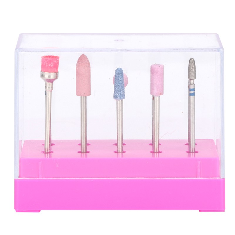 10pcs / Set Nail Drill Bits File Grinding Head Set