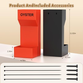 Chicken Oyster Shell Feeder and Grit Feeder,Metal Chicken Feeder,Chicken coop Accessories,Design for Healthier Hens & Eggs