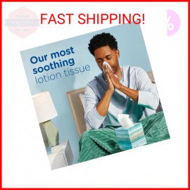 Puffs Plus Lotion Facial Tissues, 24 Family Boxes, 124 Tissues Per Box