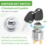 10L0L Golf Cart Unique Key Switch for EZGO TXT, Medalist,