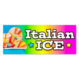Italian ICE Vinyl Banner Small - 24x60