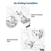 JOYTUTUS Metal Shifter Tray Center Console Organizer Compatible with Wranler