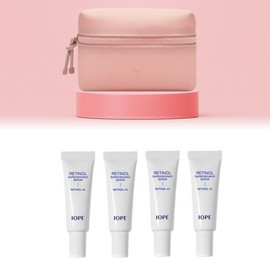 IOPE Hera Dare to Bear Pouch + IOPE Retinol Super Bounce Serum 40ml (4 pieces of 10ml) Set / 헤라 데어투베어 파우치+아이오페 레티놀 슈퍼 바운스 세럼 40ml (10ml 4개) 세트