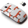 CJCBROES 2.4G Wireless Mouse with Cute Pattern Design for All