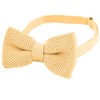 DonDon Men Knit Knitted Bow Tie Pre Tied and Adjustable