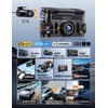 KEYROO 360° View 4 Channel Dash Cam, 4K Front and