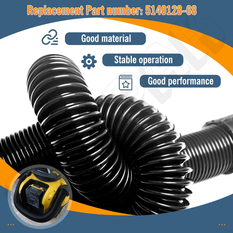 5140128-68 Replacement Hose Assembly for DeWalt Vacuum Hose DCV580 DCV580H