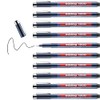 edding 1800 profipen - black - 10 pens - line