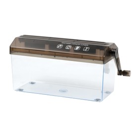 Minjuna Hand Cut Paper Shredder, Shredded Paper Machine, Mini Manual Paper Shredder, Portable Hand Shredder, File Shredding Machine, Desktop A4 Strip Cut Paper Shredders for Home Use, Office, School