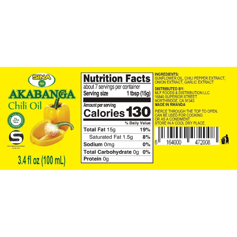 3 pack of Akabanga Extra Hot Chilli Sauce (spicy)