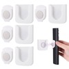 Pack of 4 Magnetic Remote Control Holders, Strong Magnetic Holder,