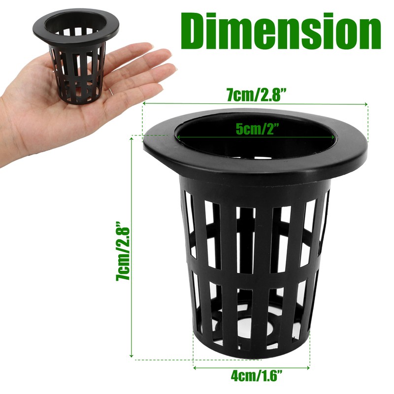 KH866 50 Pack 2 Inch Heavy Duty Net Pots with