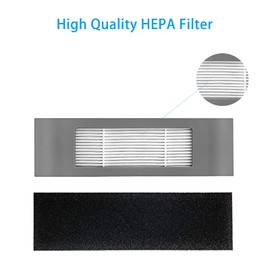 BLUTENET B1rste Filter Zubeh?r Ersatzteile Set f1r Yeedi Vac 2 Pro Vac Hybrid Vac Station Vac Max Staubsauger Roboter (1 Hauptb1rste + 6 Seitenb1rste + 3 HEPA Filters)