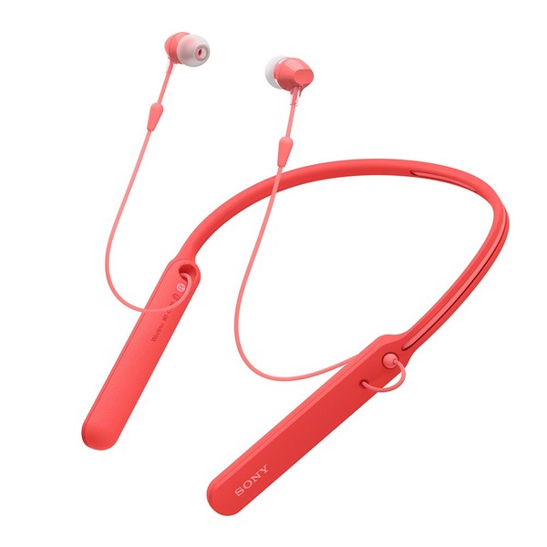 SONY WI-C400 Wireless Headphones red