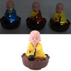 Musical Nodding Monk Figurine Decoration Moving Head Buddha Statue with