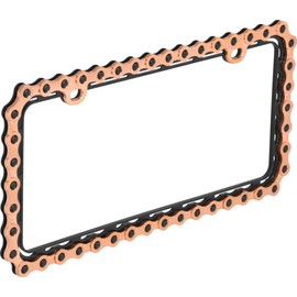 Bell Automotive 22-1-46669-8 Copper Sprocket License Plate Frame