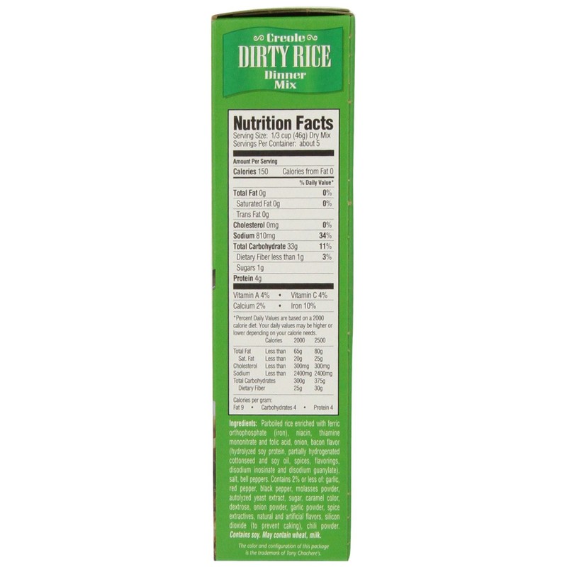 Tony Chachere's Dirty Rice Mix, 8-Ounce (Pack of 12)