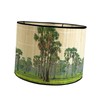 WeiLaiKeQi Bamboo Lamp Shades Drum Lamp Shade E27 Farmhouse Decorative