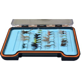 Region Fishing Tenkara Flies | 26 Flies | Assortment with Silicon Fly Box