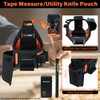 MELOTOUGH Small Tool Pouch Tape Measure Pouch/Utility Knife Pouch Tool