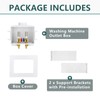 1-Pack Niikappu Pex Washer Box, 1/2" PEX Inlet x 3/4"