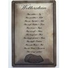 Tin Sign 20 x 30 cm Curved Weather Stone Weather