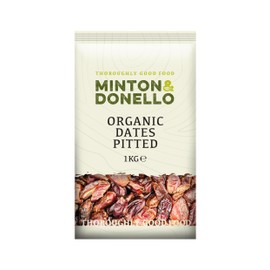 Minton & Donello - Organic Pitted Dates, Naturally Sweet, Great for Baking, Bulk Pack, 1kg