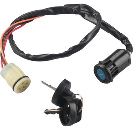 Gashwer Waterproof Ignition Switch Key Compatible with Honda ATV TRX350 TRX420 TRX450 Rancher 350 400 420 Foreman 450 500 TRX500 TRX350FM 4x4 2000-2006