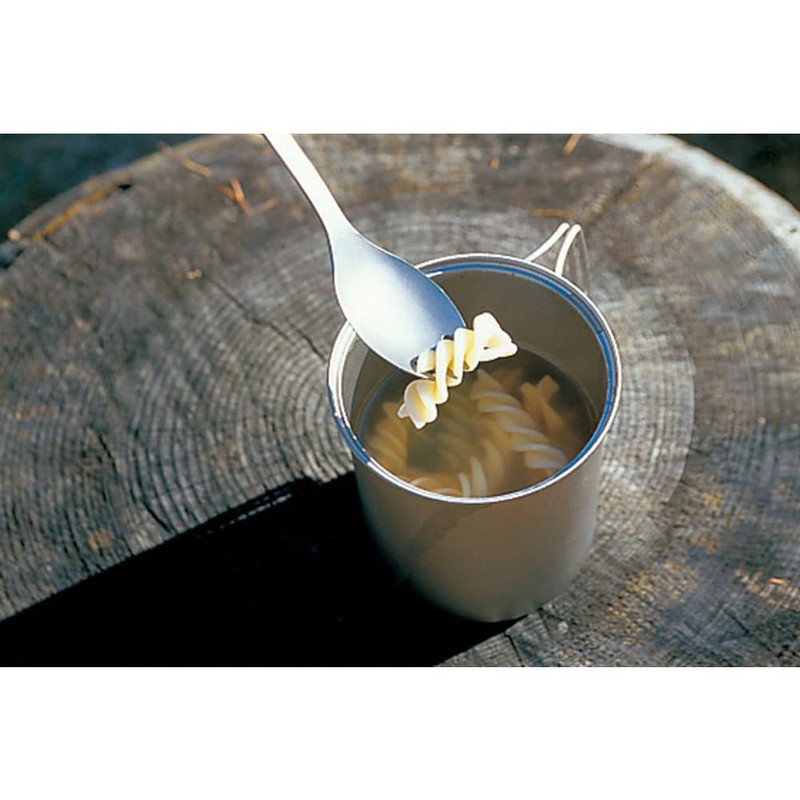 Snow Peak SCT-004 Titanium Spork, Lightweight, Compact for Camping/Backpacking, Eco-Friendly,