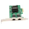 TXA108 82571 2 RJ45 Port Gigabit Network Card PCI Ex1