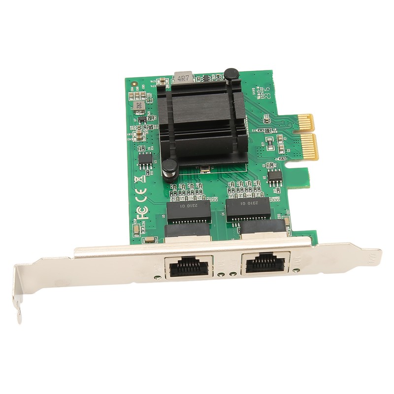 TXA108 82571 2 RJ45 Port Gigabit Network Card PCI Ex1