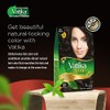 Vatika Naturals Permanent Hair Dye Rich Black, 100% Grey Coverage,