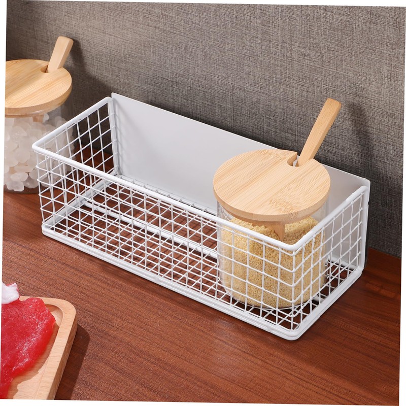 Ciieeo Magnetic Spice Jars Fridge Magnet Organiser Kitchen Organization Sturdy