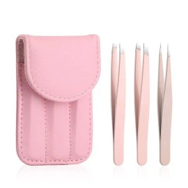 Personal Grooming Tool Tweezers Organizer Set 3 Types, 3 Set for home beauty and portable care accessory, Korean Import, and Care