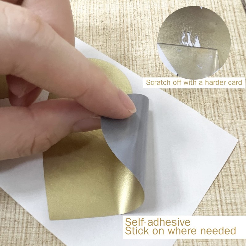 Scratch Off Stickers 20 Pieces Heart Scratch Stickers in 2